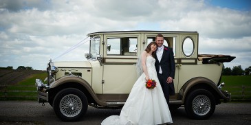 Tracy and Alex Wedding Car © Just Jenna Photography