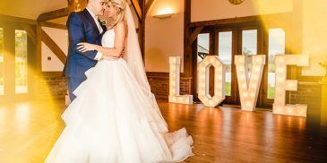 Rebecca and Graeme's real life wedding at Sandhole Oak Barn in Cheshire